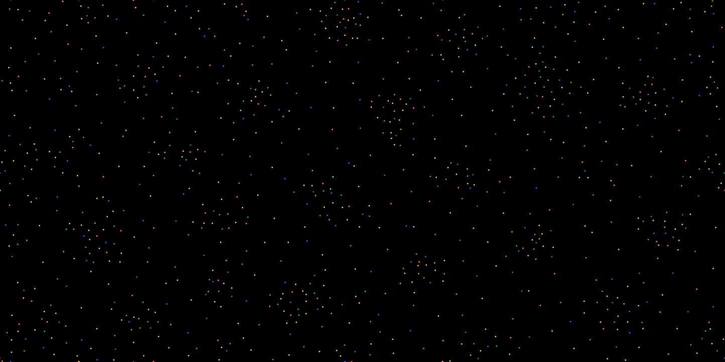 Preorder Feb 2027: Sidekicks Sugar Dots Multi on Black RS5222 49 by RSS