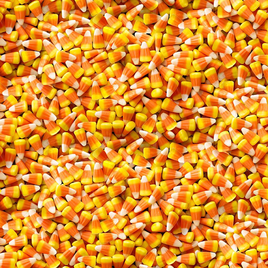 I Boo What I Want Candy Corn Packed    BOO-CD2938-CORN Cotton Woven Fabric