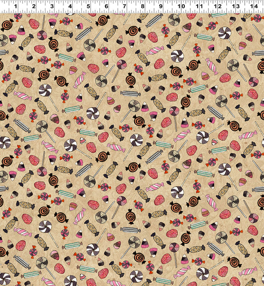 Faboolous Digital by Sue Zipkin Candy Light Caramel Y4484.64 Cotton Woven Fabric