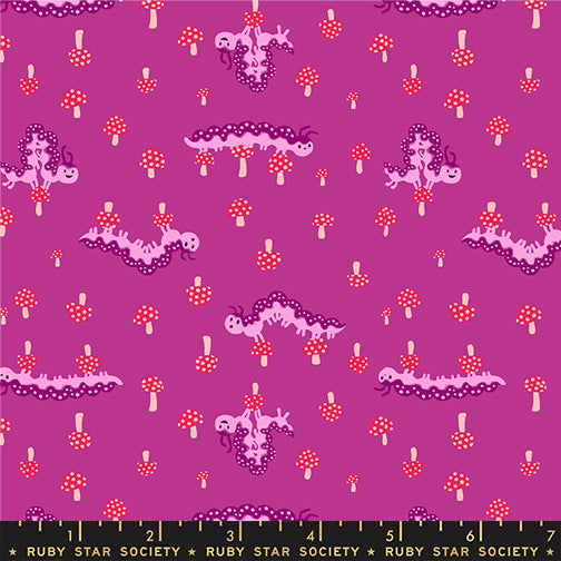 PREORDER ITEM - EXPECTED OCTOBER 2025: Hello Alice by Sarah Watts of Ruby Star Society Caterpillar Berry    RS2127.11 Cotton Woven Fabric