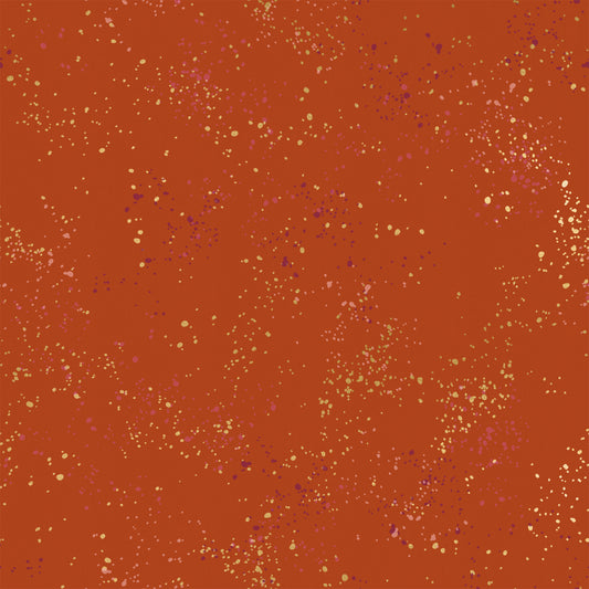 Speckled by Rashida Coleman of Ruby Star Society Cayenne Metallic    RS5027.64M Cotton Woven Fabric