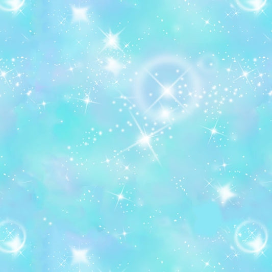 Gypsy Violet Digital by Sheena Pike Celestial Sky Lt Blue 3660-11 Cotton Woven Fabric