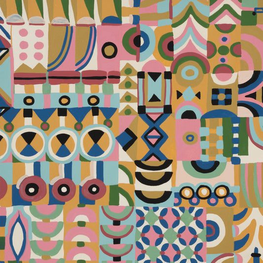 Chamomile Garden Chamomile Mosaic 9046c Cotton Woven Fabric