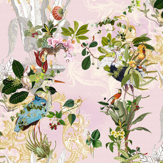 Tropic Walk Champagne Blush W5445H-201 Cotton Woven Fabric