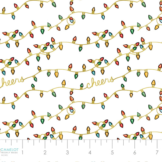 North Pole Social Club Cheers 19010102.01 Cotton Woven Fabric