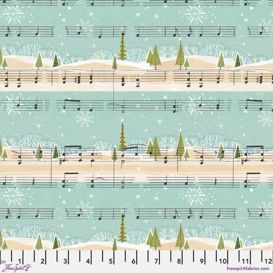 Love Santa by Cori Dantini Christmas Carols Multi    PWCD032.XMULTI Cotton Woven Fabric