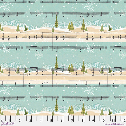 Love Santa by Cori Dantini Christmas Carols Multi PWCD032.XMULTI Cotton Woven Fabric