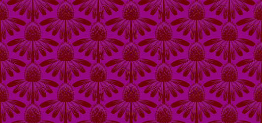 Indelible by Anna Maria Textiles Coneflower Magenta AMT1001-26L Cotton Woven Fabric