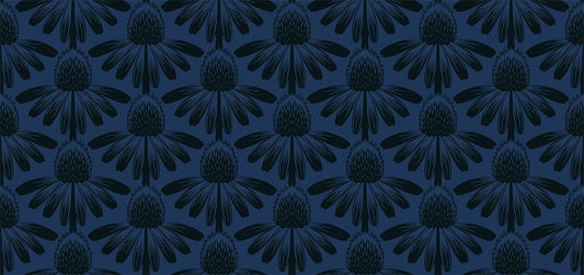 PREORDER ITEM - EXPECTED MARCH 2025: Indelible by Anna Maria Textiles Coneflower Night    AMT1001-86L Cotton Woven Fabric