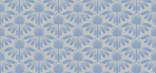 PREORDER ITEM - EXPECTED MARCH 2025: Indelible by Anna Maria Textiles Coneflower Sky    AMT1001-90V Cotton Woven Fabric