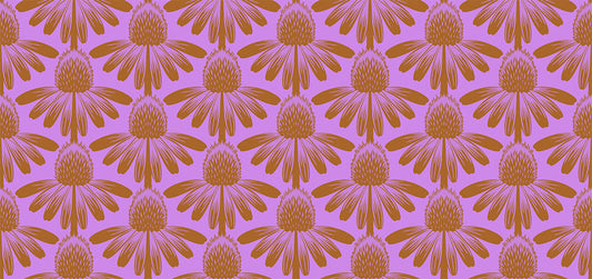 PREORDER ITEM - EXPECTED MARCH 2025: Indelible by Anna Maria Textiles Coneflower Taffy    AMT1001-83V Cotton Woven Fabric