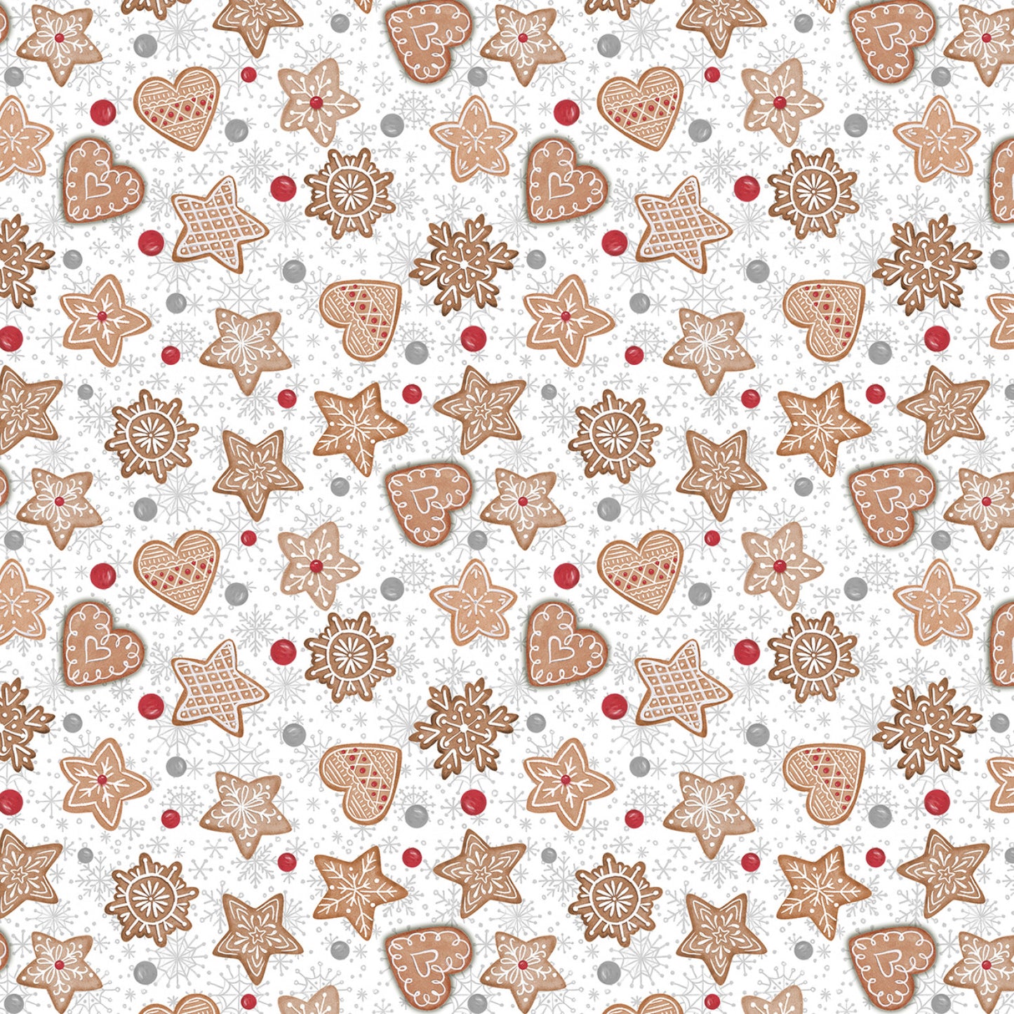 Baking Up Joy by Danielle Leone Cookie Toss White    27708-193 Cotton Woven Fabric