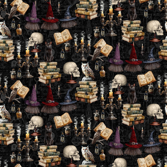 Preorder June 2027: Gathering at Dusk Spooky Library Black 1254-99