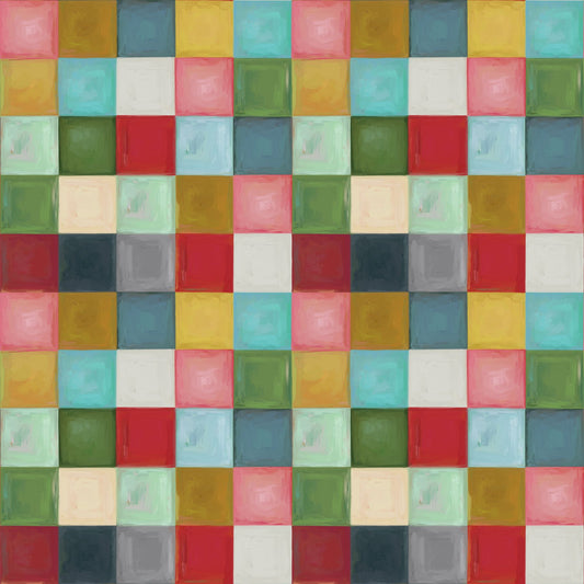 PREORDER ITEM-EXPECTED JUNE 2026: Holly Woods by Cathy Walters Tiny Squares 9244-107 TERTIARY Cotton Woven Fabric