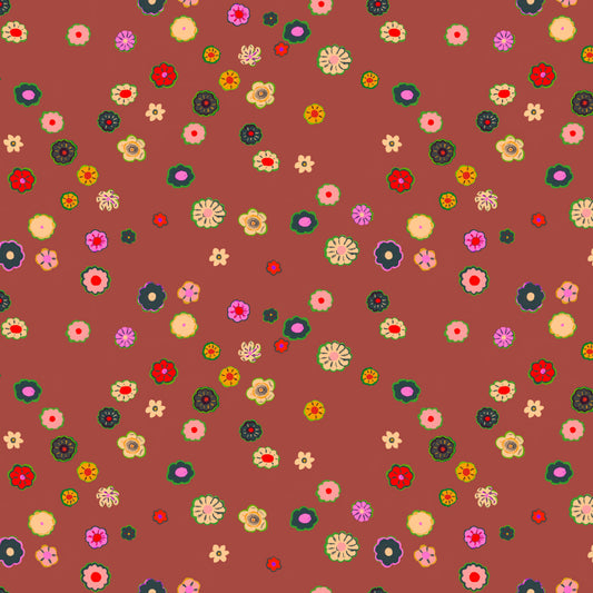Preorder April 2027: Boat Race Beads Brown 55603D-6 by Heather Ross