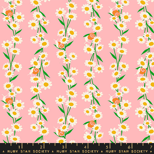 PREORDER ITEM - EXPECTED FEBRUARY 2025: Carousel by Melody Miller of Ruby Star Society Daisy Chain Balmy    RS0098.14 Cotton Woven Fabric