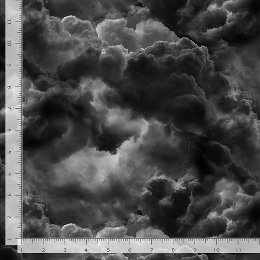 Wicked Dark Clouds Sky WICKED-CD2769-CLOUD Cotton Woven Fabric
