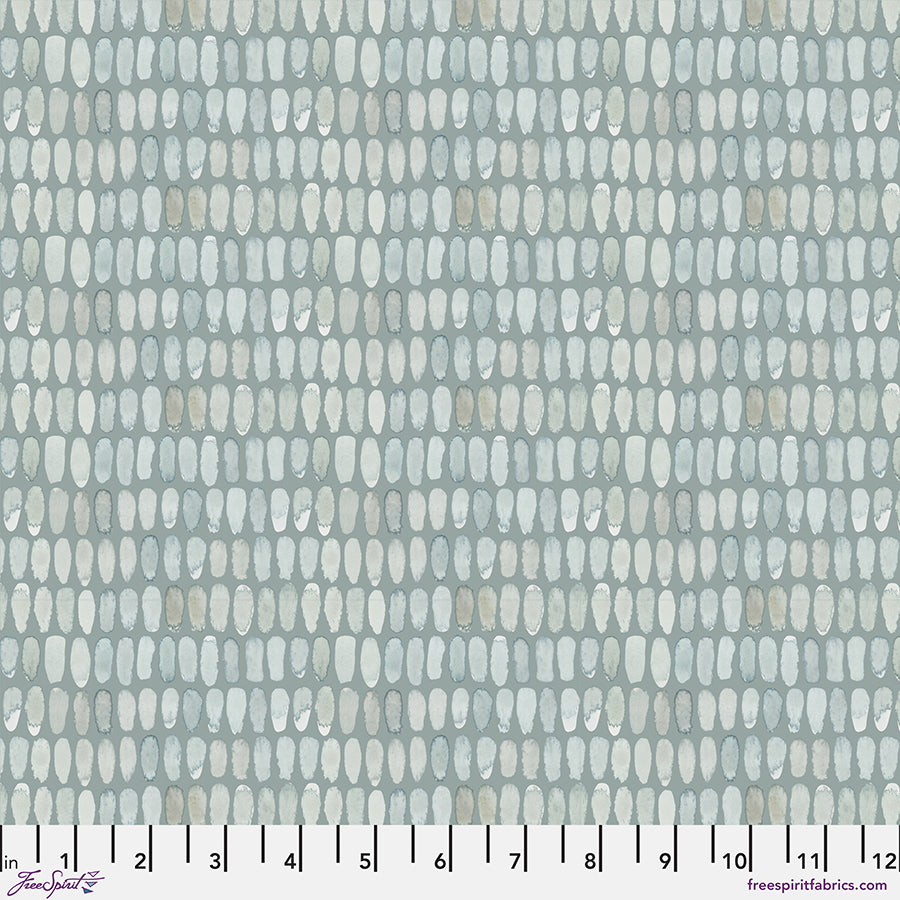 Brushstrokes by Shell Rummel Dash Misty    PWSR089.MISTY Cotton Woven Fabric