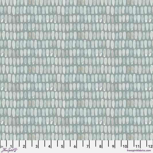 Brushstrokes by Shell Rummel Dash Misty    PWSR089.MISTY Cotton Woven Fabric