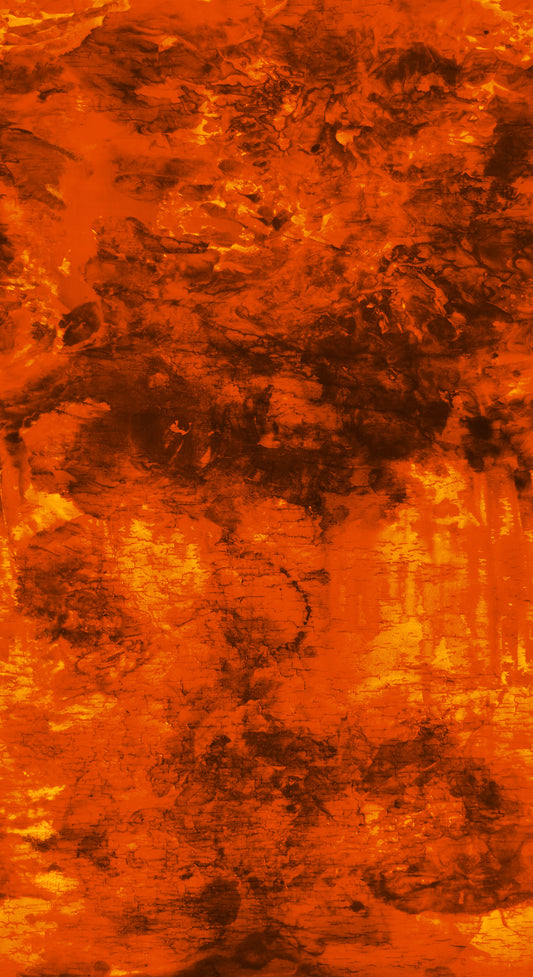 Kintsugi by Stephanie Brandenburg of Frond Design Studios Deep Orange 40155-59 Cotton Woven Fabric