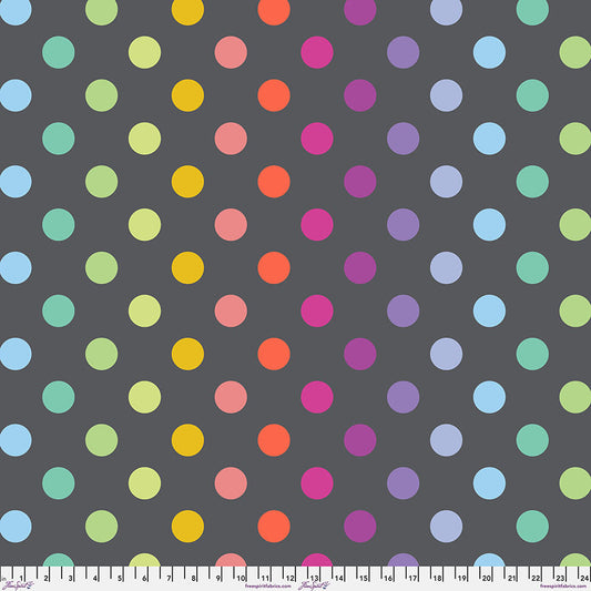 Tula Pink Graywork True Colors Minky Disco Poms Shadow Minky MKTP011.SHADOW