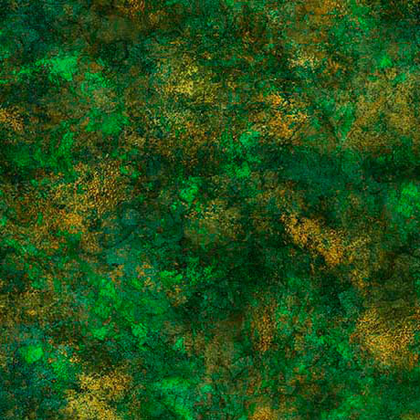 Spirit of Ireland by Morris Creative Group Distressed Metal Texture Forest 31656F Cotton Woven Fabric