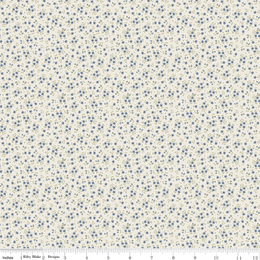 Anne of Green Gables 2025 Ditsy Blue    C16126-BLUE Cotton Woven Fabric