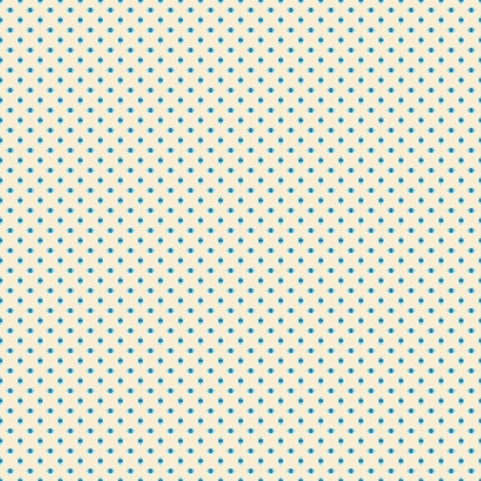 PREORDER ITEM - EXPECTED MAY 2025: Full Bloom by Heather Bailey Dot Blue    91092-40 Cotton Woven Fabric