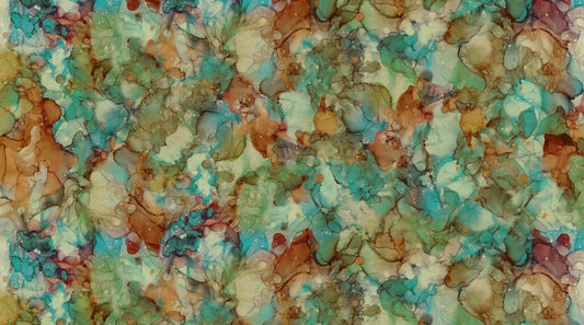 Fluidity Deborah Edwards and Melanie Samra Seafoam DP27234-66 Digitally Printed Cotton Woven Fabric