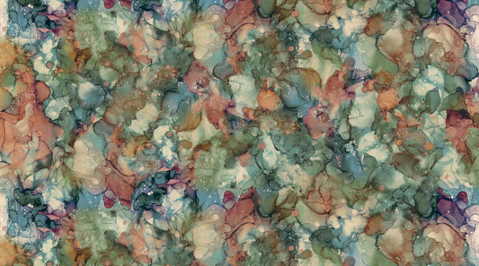 Fluidity Deborah Edwards and Melanie Samra Earth DP27234-77 Digitally Printed Cotton Woven Fabric