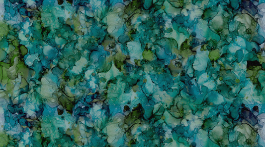 Fluidity Deborah Edwards and Melanie Samra Night Pine DP27234-78 Digitally Printed Cotton Woven Fabric