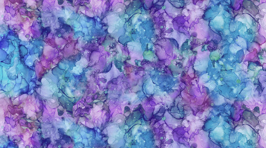 Fluidity Deborah Edwards and Melanie Samra Pansy DP27234-85 Digitally Printed Cotton Woven Fabric