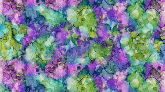 Fluidity Deborah Edwards and Melanie Samra Mardi Gras DP27234-86 Digitally Printed Cotton Woven Fabric