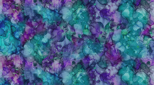 Fluidity Deborah Edwards and Melanie Samra Night Shade DP27234-88 Digitally Printed Cotton Woven Fabric