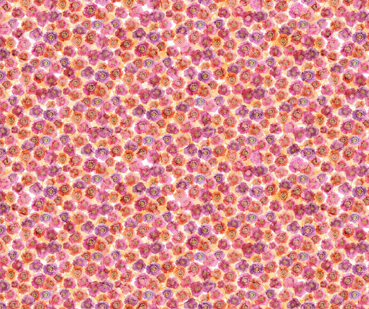 Dragonfly Dance Deborah Edwards and Melanie Samra Pink Orange DP27503-22 Cotton Woven Fabric