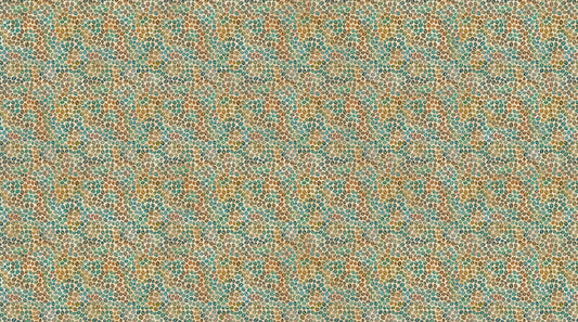 Barista by Deborah Edwards and Melanie Samra Digitally Printed Packed Beans Ochre Multi DP27701-14 Cotton Woven Fabric