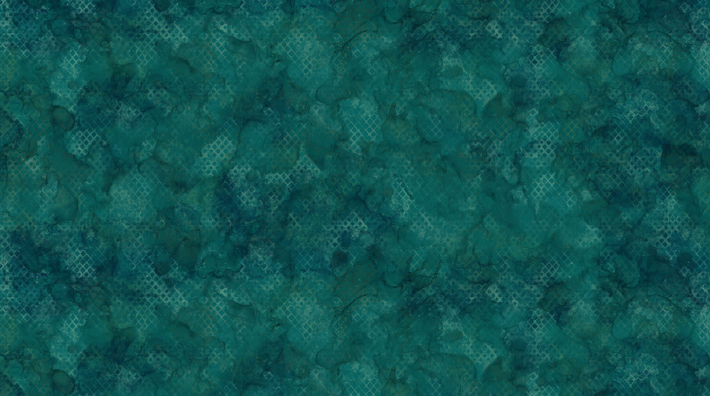 PREORDER ITEM - EXPECTED DECEMBER 2024: Barista by Deborah Edwards and Melanie Samra Digitally Printed Texture Dark Teal DP27705-68 Cotton Woven Fabric