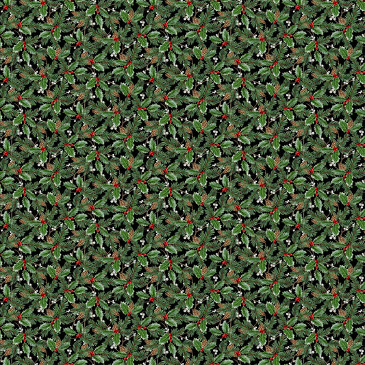 Highland Heart by Jason Kirk Black / Multi DP28050-99 Cotton Woven Fabric