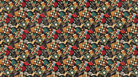 Stonehenge Stitchin by Deborah Edwards DP28343-99 Cotton Woven Fabric