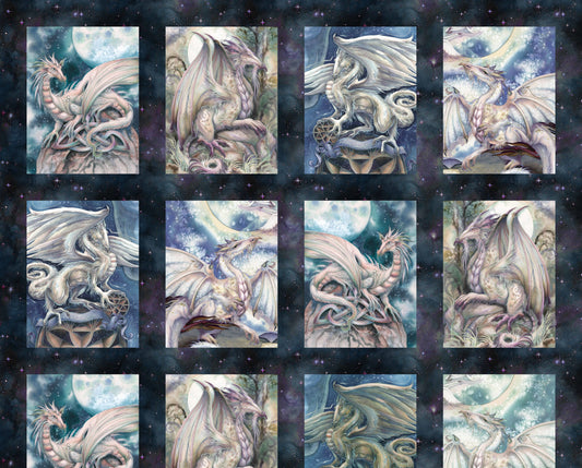 PREORDER ITEM-EXPECTED FEBRUARY 2026: Mystic Dragon by Jody Bergsma 26" Panel Ride Your Dreams DDC12587 Multi Cotton Woven Fabric