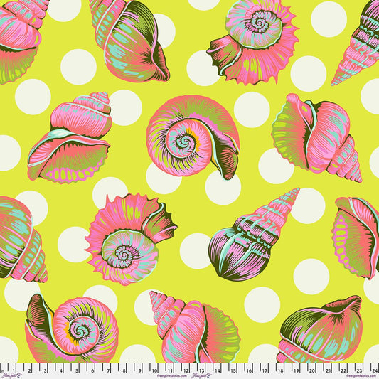 Preorder May 2026: Floral Reef Big Shelly Seagrass 108" Wideback QBTP021 by Tula Pink