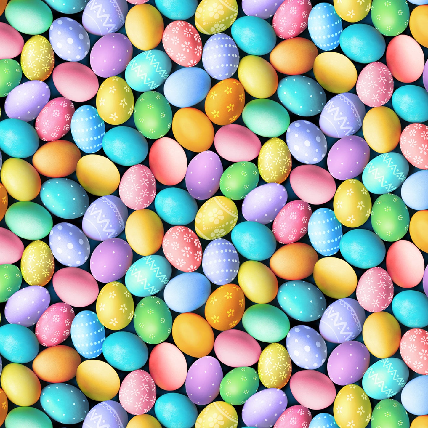 New Arrival: Spring Treats Easter Eggs    CD3395-MULTI Cotton Woven Fabric