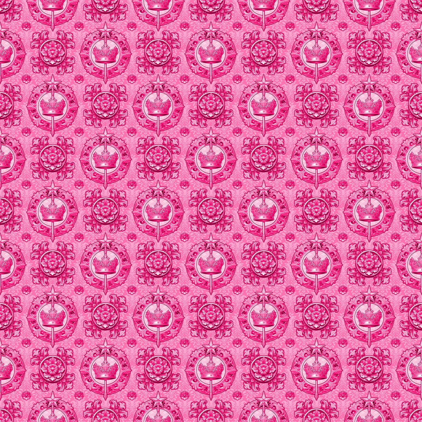 PREORDER ITEM - EXPECTED OCTOBER 2025: Good Together by Patrick Lose Emblem Pink    10698-23 Cotton Woven Fabric