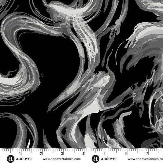 Phantasm by Libs Elliott Enchantment Raven A.1518.C Cotton Woven Fabric