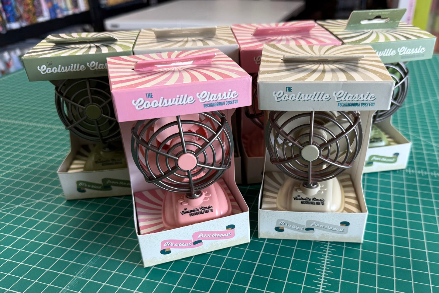 Coolsville Rechargeable Desk Fan 007-RDF