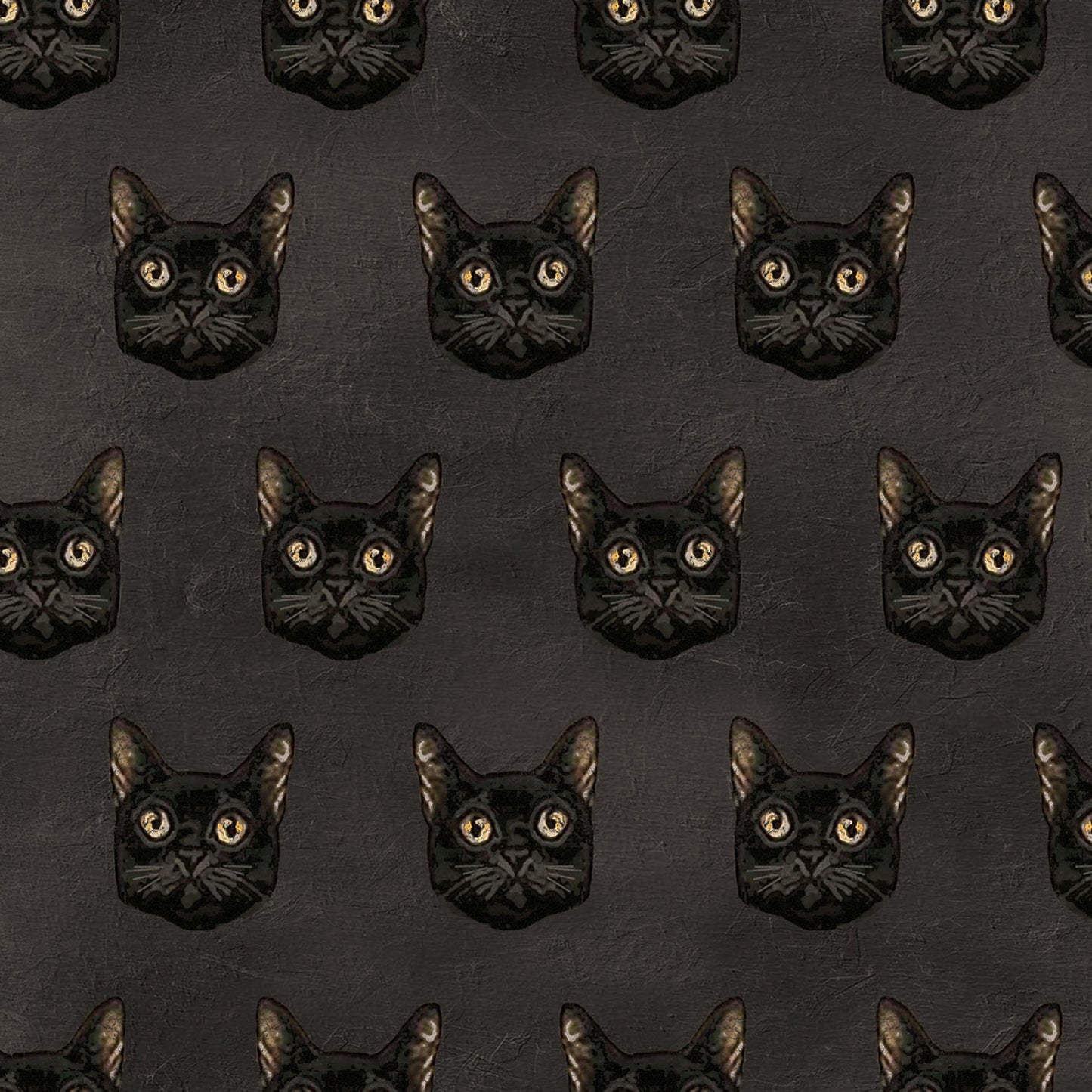 PREORDER ITEM - EXPECTED APRIL: Gothic Halloween Digital by Dan DiPaolo Eyes on You Dark Gray    Y4442-7 Cotton Woven Fabric