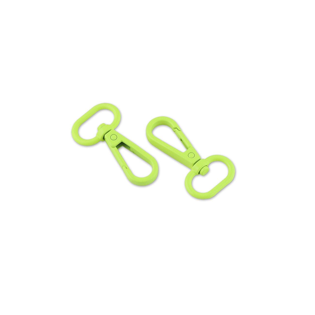 Preorder November 2026: Tula Pink Sallie Tomato: Two Neon Yellow 3/4" Swivel Hooks STS140NY