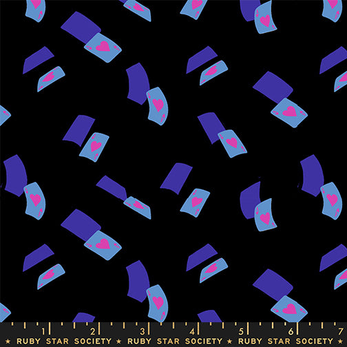 PREORDER ITEM - EXPECTED OCTOBER 2025: Hello Alice by Sarah Watts of Ruby Star Society Falling Aces Black    RS2129.13 Cotton Woven Fabric