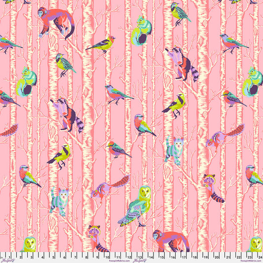 Tula Pink’s Full Moon Forest II Family Tree Honey    PWTP245.HONEY Cotton Woven Fabric