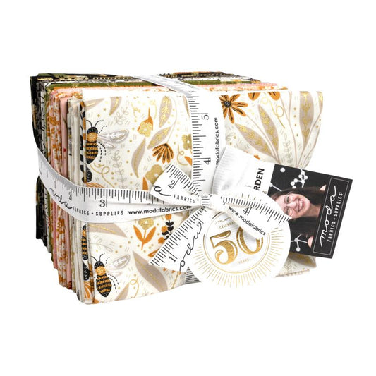 PREORDER ITEM - EXPECTED MARCH 2025: Bee Garden by Gingiber Fat Quarter Bundle of 28 Prints + 1 Panel   48410AB Bundle